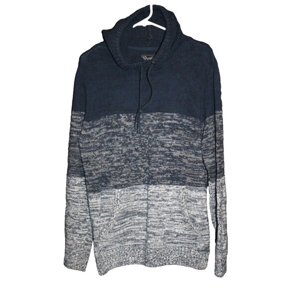 Retrofit Sweater Hoodie Women's Size L Large Blue Kangaroo Pocket - Picture 1 of 2